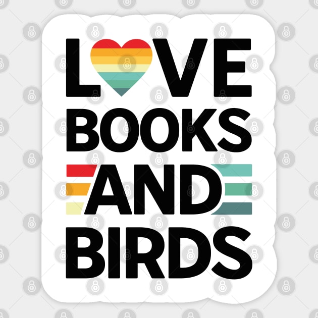 Books And Birds Sticker by Kouka25